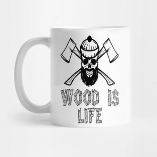 lumberjack wood forest Mug